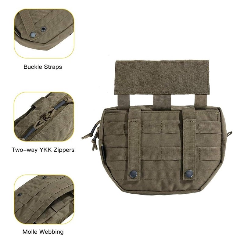 EXCELLENT ELITE SPANKER MOLLE Drop Dump Pouch Admin Pouch Tactical