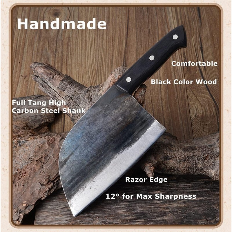 Forging Serbian Chef Knife Kitchen Chef Knives Full Tang High
