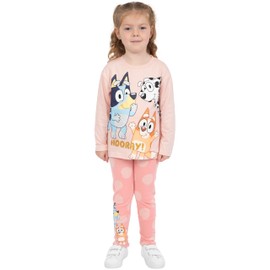 BlueY Girls' Clothing | Girls' Jumper and Leggings Two Piece | Children's Clothing for Children, pink