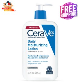 Cerave ✅ CeraVe Daily Moisturizing Face & Body Lotion for Normal to Dry Skin | 16oz
