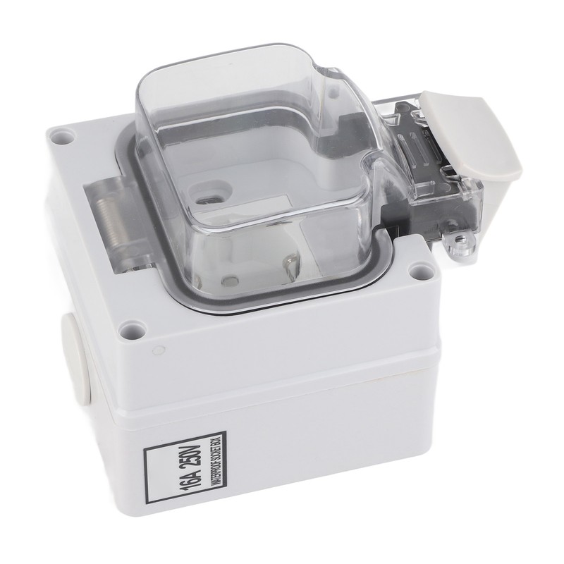 Outdoor Socket IP66 Weatherproof German Outdoors Outlet for Gardens Workshops