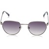 GANT Unisex Sunglasses, Grey (Shiny Light Nickeltin / Gradient Smoke)