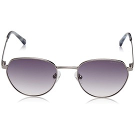 GANT Unisex Sunglasses, Grey (Shiny Light Nickeltin / Gradient Smoke)