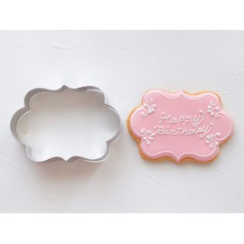 cotta cotta 93719 Framed Cookie Cutter, Round Silver, 75x50x20mm