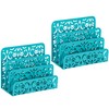 EasyPAG Mail Organizer Countertop 2pc Desk Mail Sorter for Envelope