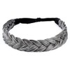 BOBIYA 2 Strand Synthetic Hair Braided Headband Classic Chunky Plaited