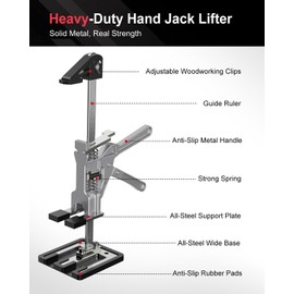 Kolvoii Labor Saving Arm Jack 2 Pack Stainless Steel 15.6 Inch Construction Jack Mu