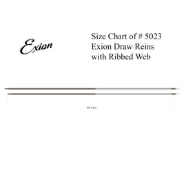 ExionPro Web & Leather Draw Reins | Quick Snaps | Lunging Horse and Strength |Black, Havana Brown | Full Size