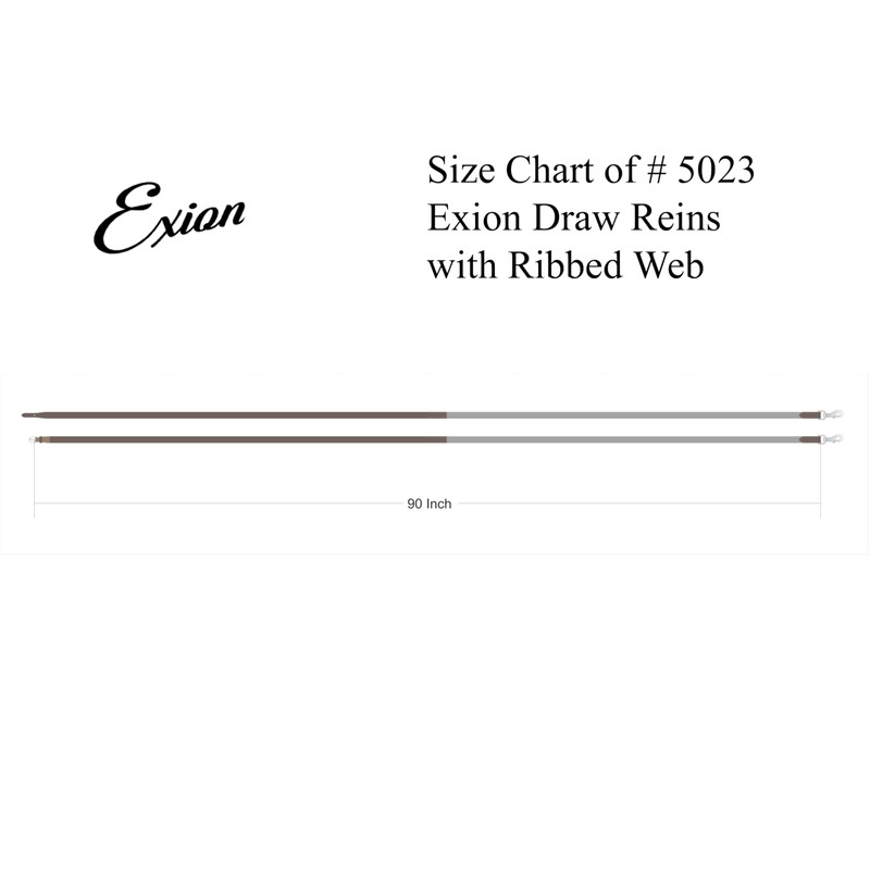 ExionPro Web & Leather Draw Reins | Quick Snaps |