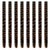 8PCS Raccoon Tail Hair Extensions,Chocolate Brown Scene Hair Extensions