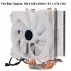 CPU Cooler RGB Fast Efficient Cooling Fan Computer Heat Dissipation