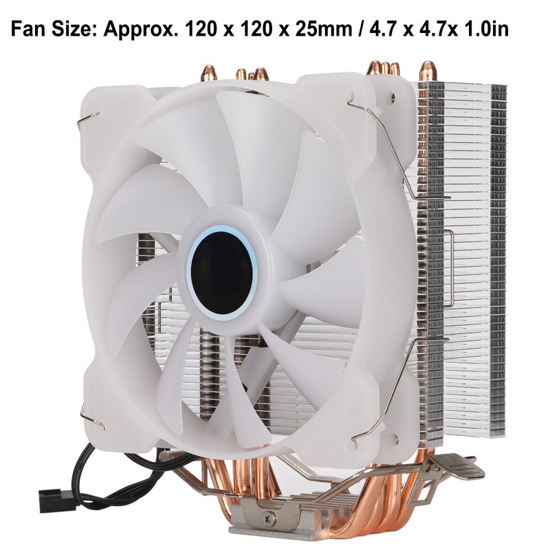CPU Cooler RGB Fast Efficient Cooling Fan Computer Heat Dissipation