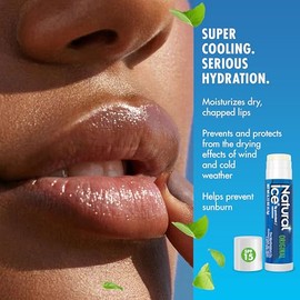 Mentholatum Natural Ice Lip Balm Original SPF 15 1 Each (Pack of 12)