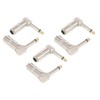 6 Pack Audio 90 Degree Right Angle Plug,Kiwinvou 1/4 Inch