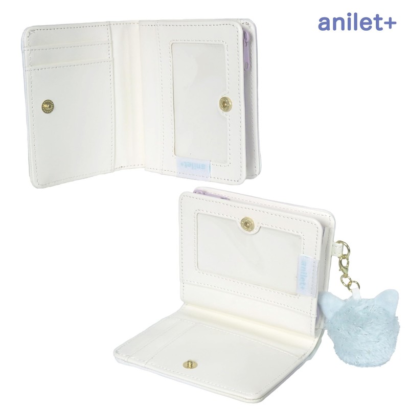 Mini Wallet, Bifold Wallet, Kids, Girls, Sparkly (Rainbow)
