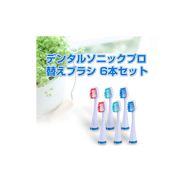 Marine Corporation El-10552 Dental Sonic Pro Replacement Brush, Set of