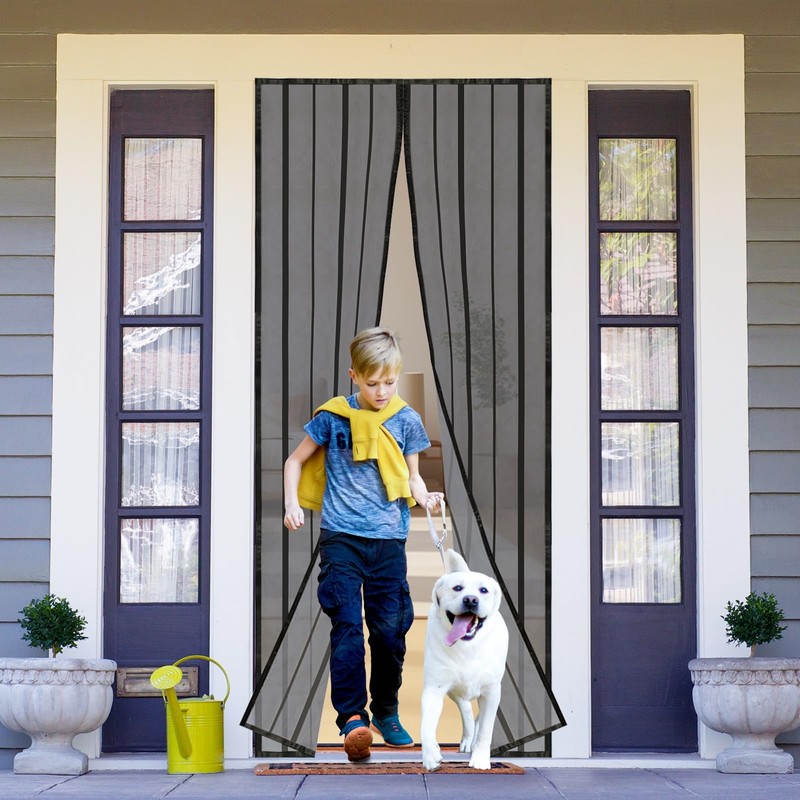 Sekey Magnet Fly Screen Door Curtain for Wood, Iron, Aluminium