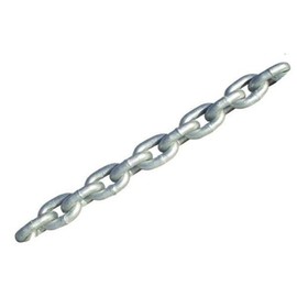 3/8" ISO G43 High Test Marine Anchor Chain 144 µm Micron Thick Hot Dipped Galvanized NACM (025 ft)