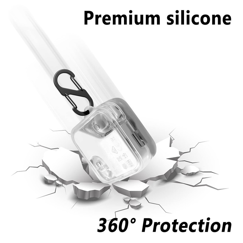 Geiomoo Silicone Case for Nothing Ear, Nothing Ear 2, Protective