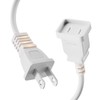 BolAAzuL Cable De Extensión De Alimentación De 2 Clavijas De