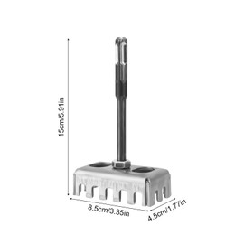 Creative Square Hole Cutter for Electrical Box, Heat-Treated Carbon Steel Square Concrete Hole Punch for Brick Stone Drywall Wood 86 Junction Box