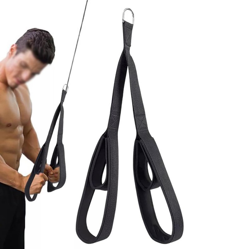 Laroal Tricep Cord Cable Accessories Tricep Pull-Down Cord Home Gym