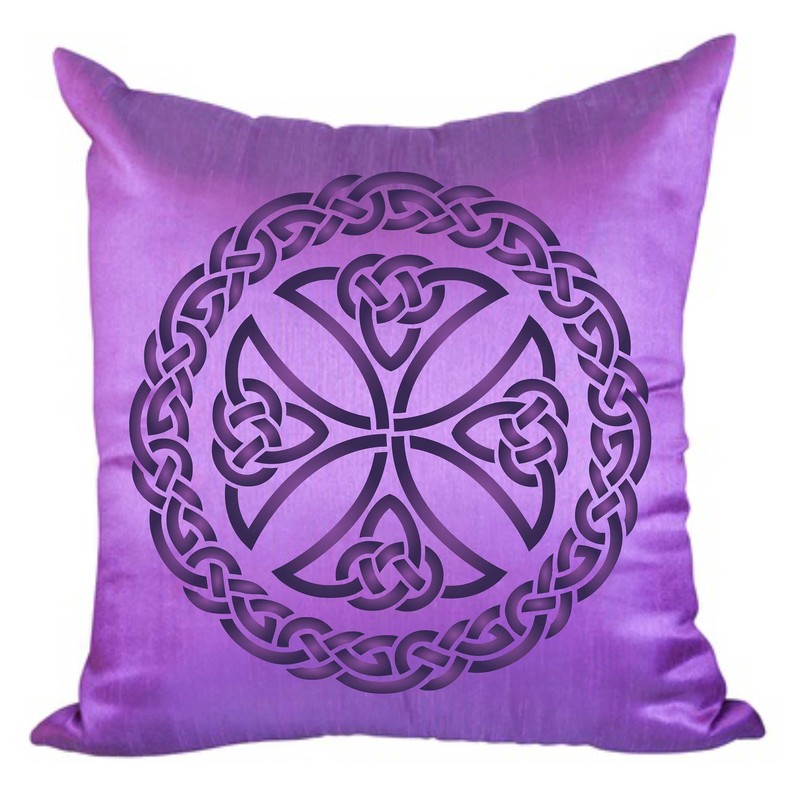 Stencils for Walls: Celtic Cross Stencil, 8.5 x 8.5 inch