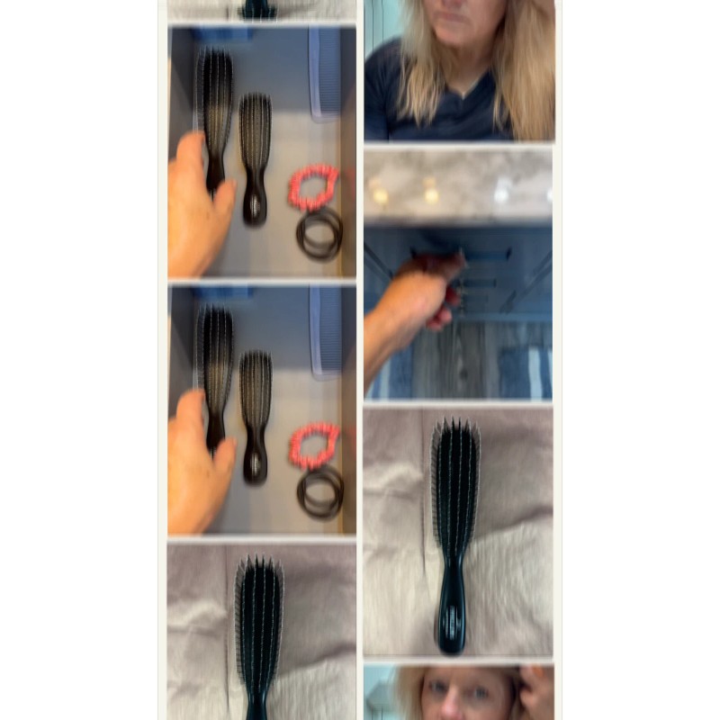 USA Phillips Brush Light Touch 8 Nylon Styling Hair Brush