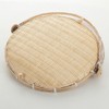 Bamboo Food Serving Tent Natural Handcraft Tray Mesh Food Storage