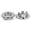 ACP 1962-76 Fairlane Door Lock Knob Grommets Chrome Pair $9.95