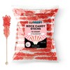 Red Rock Candy Sticks – Strawberry Sugar Flavor, 72 Pack