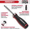 ARROW Ratchet Screwdriver Set, 27-IN-1 Multi Bit Ratcheting Screwdriver with