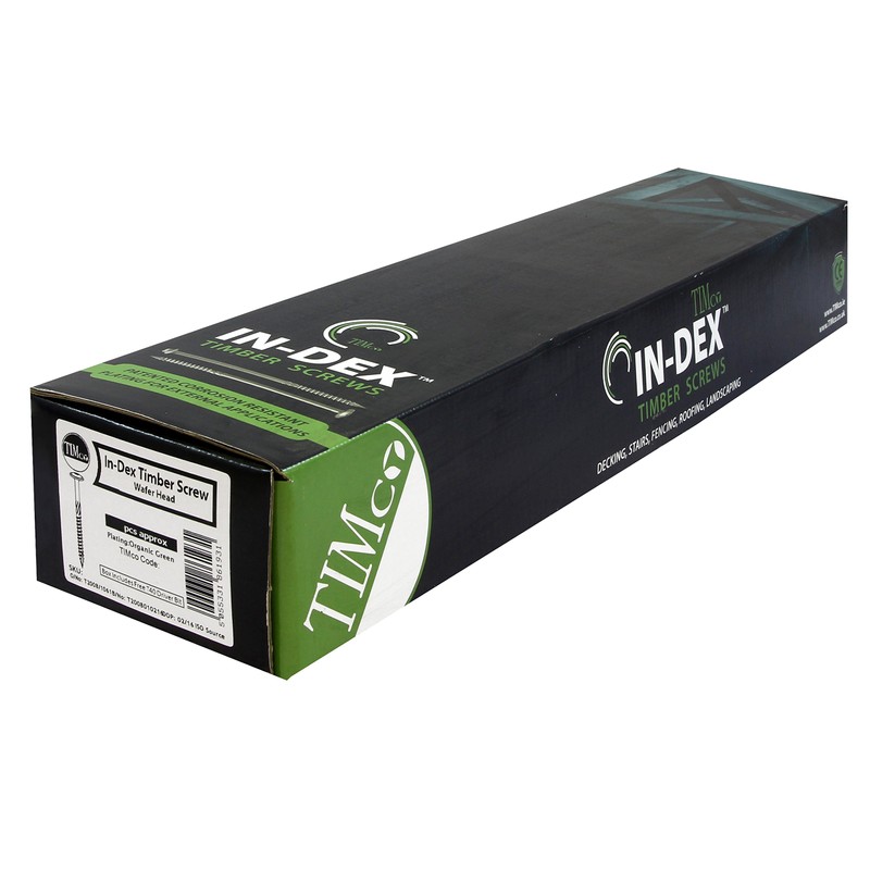 TIMCO TIMCO Timber Screws – Wafer Head – Exterior Green