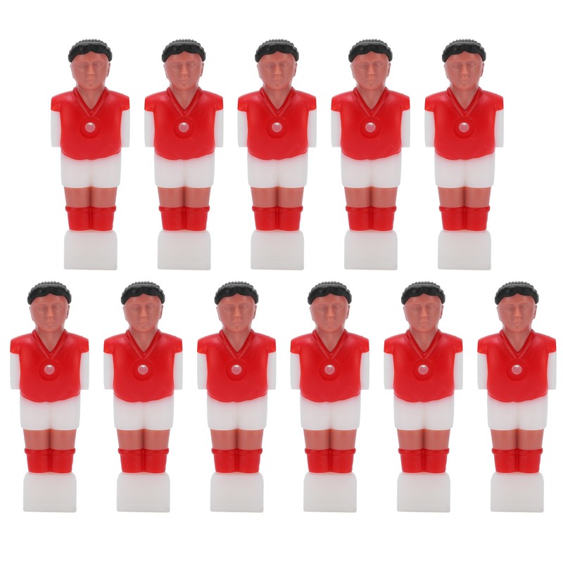 11pcs Football Player Soccer Games Mini Humanoid Plastic Doll Table