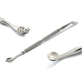Comedone Extractors Blackhead Removal Tools Acne Pimple Blemish Popper Zit Remover Whitehead Manicure Pedicure (Type-8 Blackhead Remover)