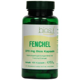 Bios Fennel 370 mg 100 Capsules Pack of 1 x 53 g