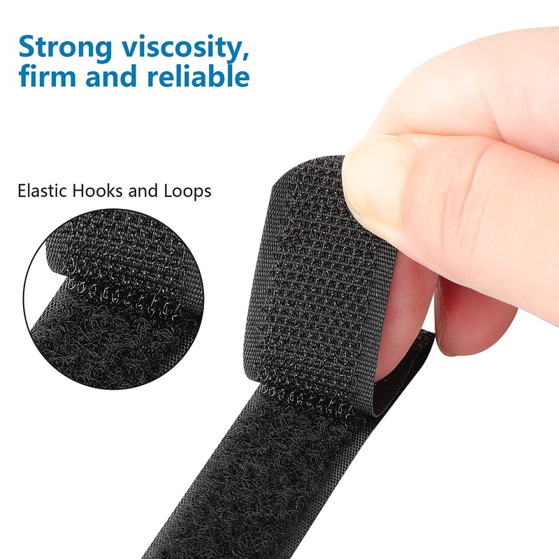 Pasow Adjustable Cable Ties Organizer Fastener with Plastic buckle (12Inch