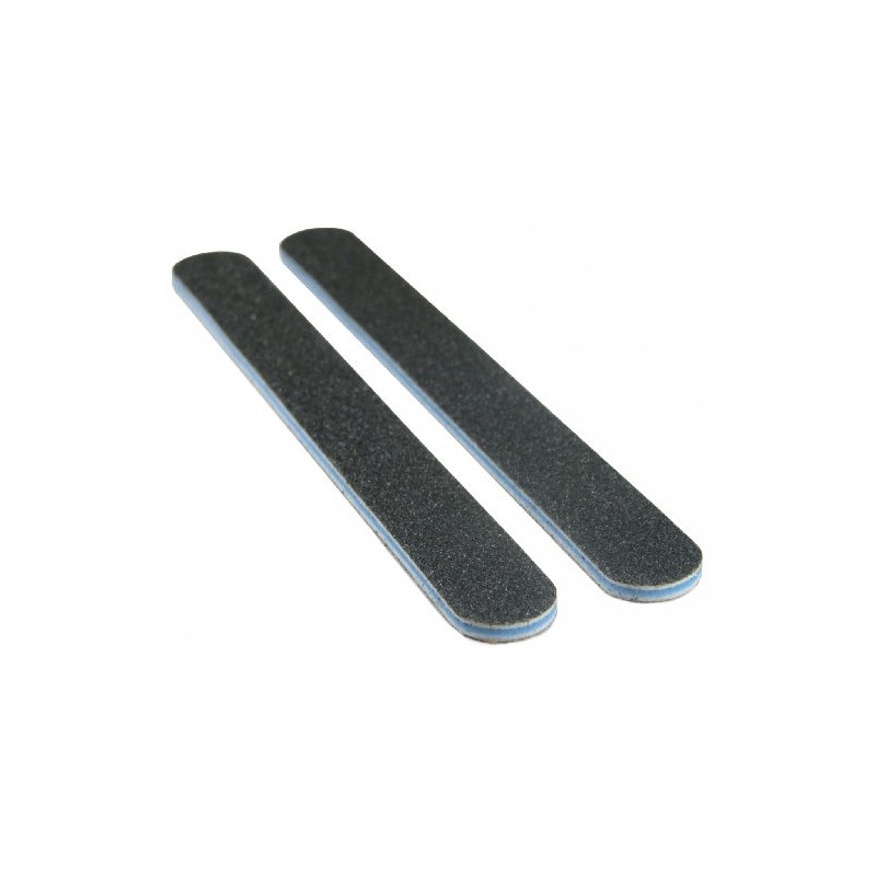 Standard Black 80/80 (Blu Ctr) Washable Nail File 12 Pack