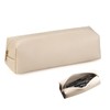 Rixotix PU Leather Pencil Case: Compact Zippered Storage for Pens,