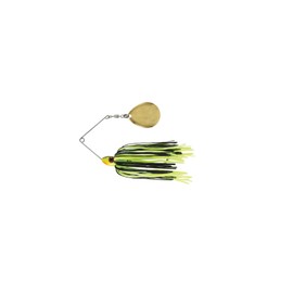 Luck E Strike Red Man Spinner Bait by Jimmy Houston, 3/8 Ounce Colorado Spinnerbait, Made in The USA, Black/Chartreuse