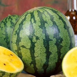 Yellow Gem Sweet Watermelon Seeds - 3 g Packet ~35 Seeds - Non-GMO - Fruit & Vegetable Garden - Citrullus lanatus