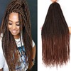 7 Packs Crochet Braids Strands Human Hair Strands for African