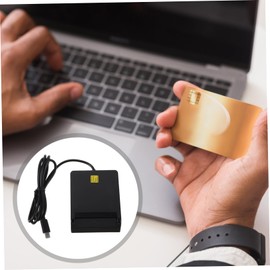 Ciieeo USB Smart Card Reader for Windows and Multi Function Compact Device for ATM Ic Id Sim and CAC Cards High Speed Data Transfer Portable and Versatile