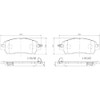 BREMBO Balatas Cerámicas Delanteras Compatible con TOYOTA YARIS R de