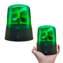 LED Strobe Light, 1/2pcs DJ Flashing Stage Lights, Rotating Red Flashing Beacon Party Lamp Strobe Light with Switch Control for DJ Show Bar(1pc,COLOR:Green)
