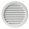 The t16drb-y Ventilation Grille Round Plastic Recessed, White