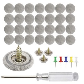 CHEVVY Car Repair Rivets Set 2 cm Car Repair Rivets Roof Headliner Repair Button Car Roof Repair Buckle with Colourful Pins Screwdriver Pack of 50