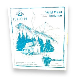 Crystalo - Ishom 7 Wild West Exotic Incense Incienso with Holder