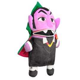 Schmidt Spiele 42556 Sorgenfresser, Graf Number from Sesame Street, Plush Toy 30 cm