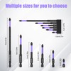 6pcs D1 Anti Slip and Shock Proof Drill Bits, Upgraded